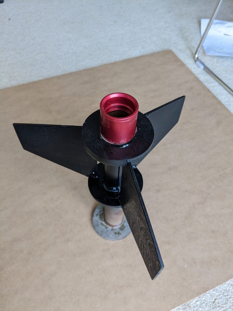 Painted fin assembly