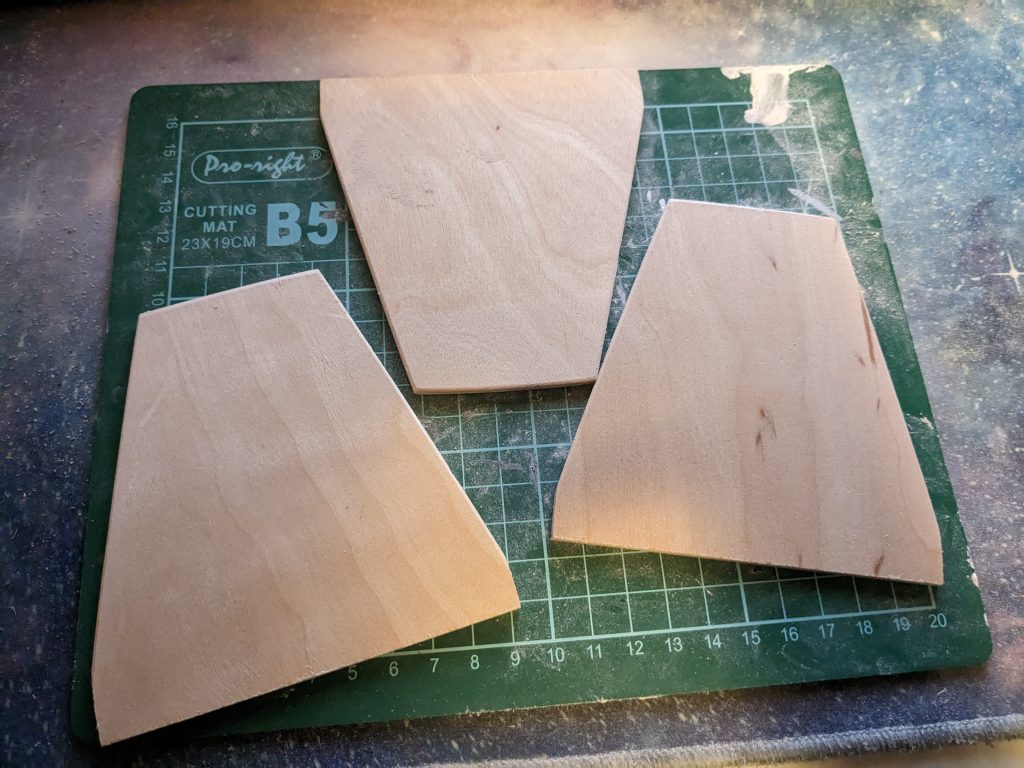 Sanded fins