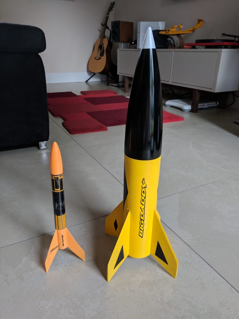 Estes Alpha III and Big Daddy